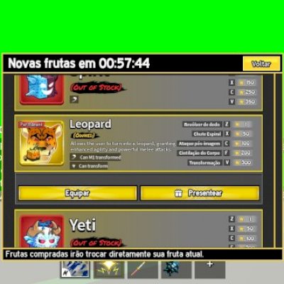 Vendo conta de blox fruitas extremamente upada.