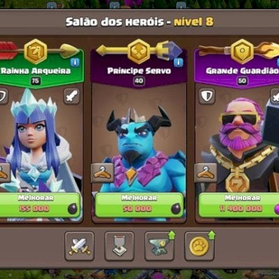 CLASH OF CLANS - CV 16 LV214 DISPONÍVEL