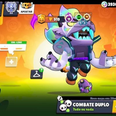 Conta Brawl Stars- Antiga, Full,+ de 400 Skins, pro pass, Brawl pass e mais
