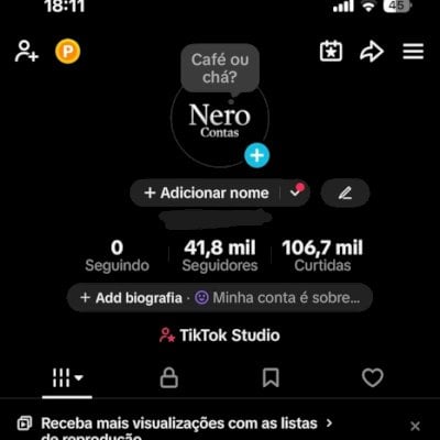 Conta TikTok - 40K Com Seguidores e VIEWS 100% Reais!