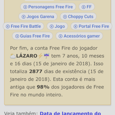 Vendo conta antiga