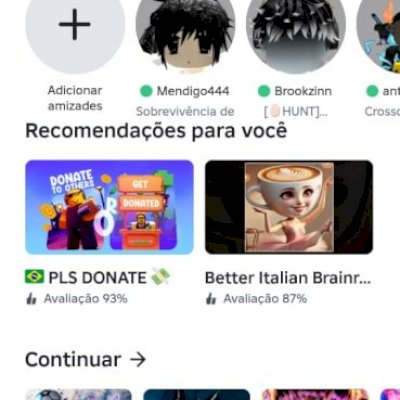 Conta com mais de 20 jogos upados no roblox e 900 robux gastos