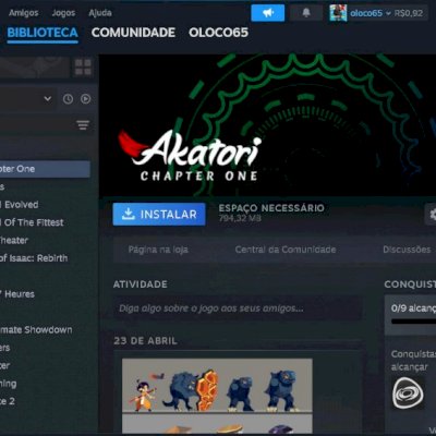 vendo conta de steam