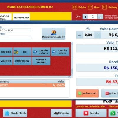 SISTEMA PDV AÇAÍ LOJAS ADEGA BAR LANCHONETE RESTAURANTE PIZZARIA DELIVERY