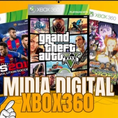 Jogos conta xbox 360 midia digital