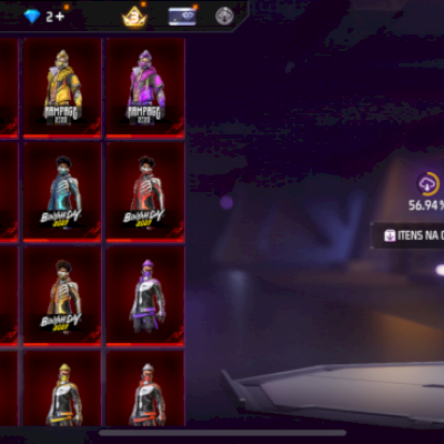 Venda-se conta de Free Fire conta muito top