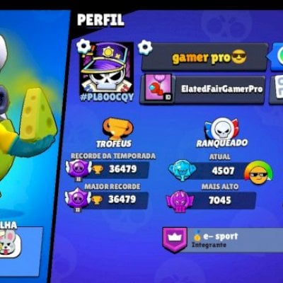 Conta de boa de brawl stars a venda