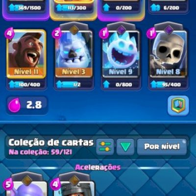 CONTA SUPERCELL COM CLASH ROYALE E OFF CLANS FULL ACESSO