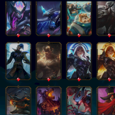 CONTA LOL COM 369 SKINS LVL568!