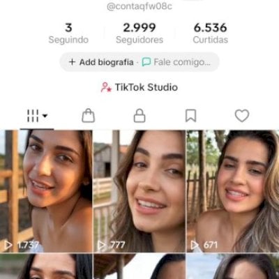 CONTA DO TIKTOK COM SHOP ATIVO 3K SEGUIDORES (ENGAJAMENTO REAL)