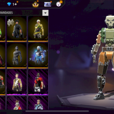 Conta Free Fire 7 anos.