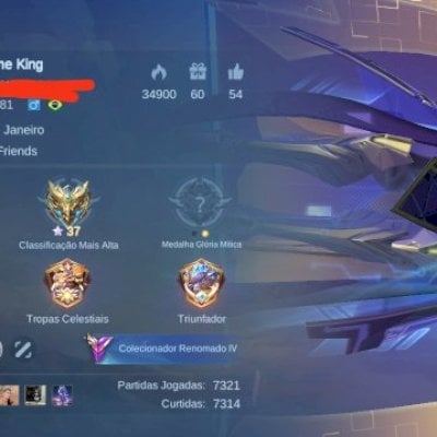 Conta Full heróis algumas mais de 200 skins entre elas lendárias e muito mais