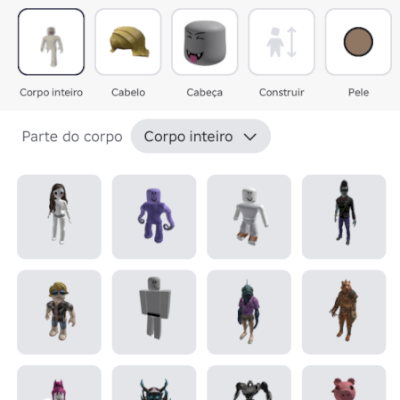 Conta com korblox etc