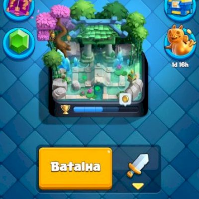 Vendo conta de Clash Royale com 108 cartas e 6724 troféus no precinho