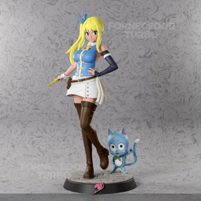 Lucy Heartfilia 3D - Arquivo .Stl Para Impressão 3D