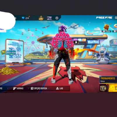 Conta do jogo free fire top das top com 2.070 intes contando tudo etc