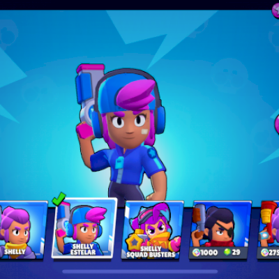 Sehelly estrelar, 13k de troféus, leon muito upado com skin e troféus