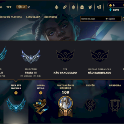 ACC LOL (LVL53+ SOLO PRATA3 + FLEX PLATINA2)