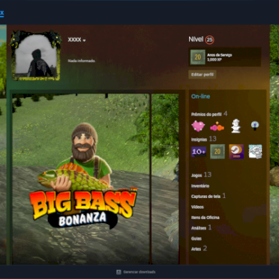 CONTA 20 ANOS STEAM COM PRIME CS2