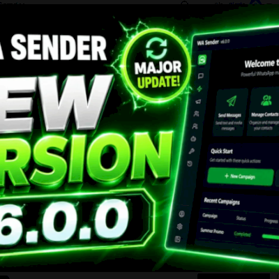 WA Sender 6.1.0 + Gerador (PROMOÇÃO 2026) 🟢