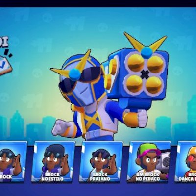 Conta Brawl muitas skins