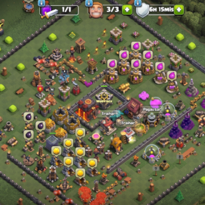 Conta Clash of Clans CV10 | Nível 53 | +1.000 Gemas | 3 Construtores