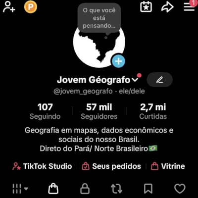 Conta TikTok engajada 57k