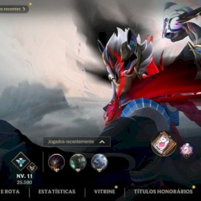 Conta mestre com várias skins