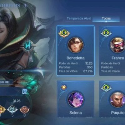 Conta mega colecionador 1 quase mundial