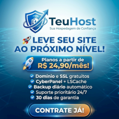 Hospedagem🚀 Plano Essencial – Ideal para começar seu site com alto desempenho