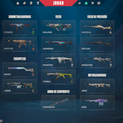 Conta Platina 3, todos os agentes, nível 90, SKINS na descrição