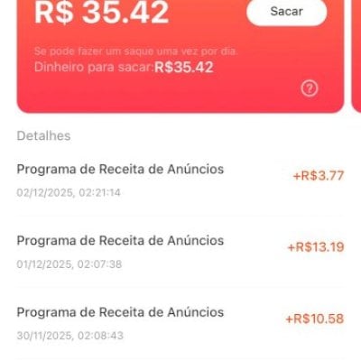 Conta de Kwai monetizada (Pagando bem)