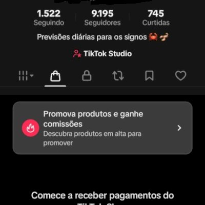 VENDO CONTA DO TIK TOK COM 9.1K SEGUIDORES COM SHOP ATIVO