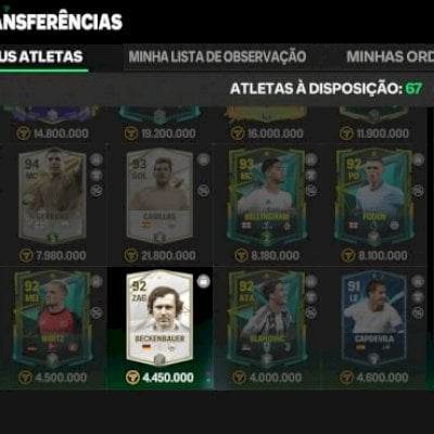 Vende-se conta de FIFA com time GER 101, repleta de jogadores incríveis e muito