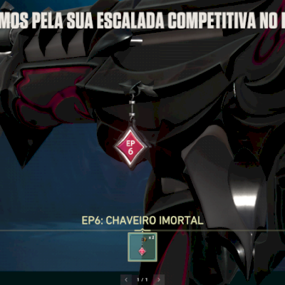 CONTA IMORTAL EP6 A3 COM CHAVEIRO/ VANDAL SAQUEADORA (70 REAIS)/ VÁRIOS AGENTES