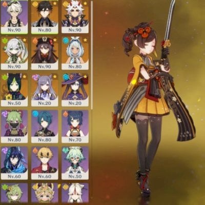 Conta Genshin Impact com 10 personagens limitados e 3 assinaturas e constelaç T4