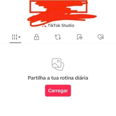 Conta de tik tok monetizada com 14 mil seguidores