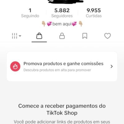 Conta TTK com shop ativo sem documento verificado