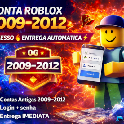 CONTA ROBLOX 2009–2012 🎮 | FULL ACESSO 🔥 | ENTREGA AUTOMÁTICA ⚡