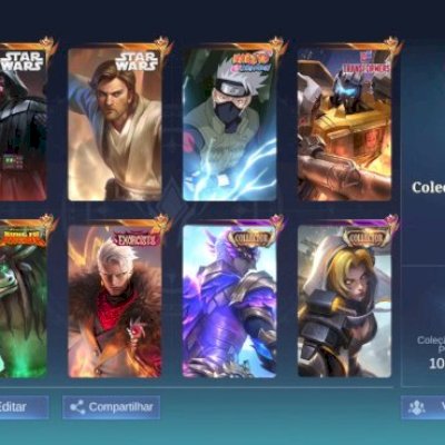 Conta top mobile legends