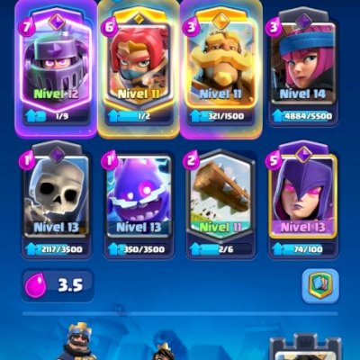 Conta Clash Royale 8500+ troféus | 2 heróis | 5 evoluções | BARATO