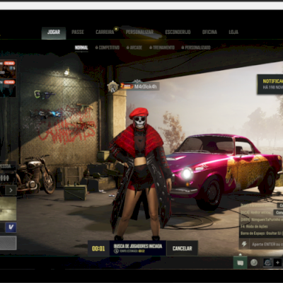 pubg steam 6 progressivas todas muito upadas e algumas ja full  e skins equipame