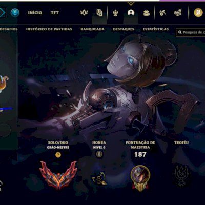 Conta Grao mestre para sair logo