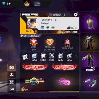 A BRABA: 500 PEITAS/FITINHA/3 ANGELICAIS/ARMA EVO/PUNHO/ROUPA LENDÁRIA/BANDEIRÃO