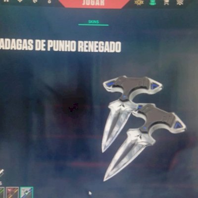 conta valorant com faca e phantom