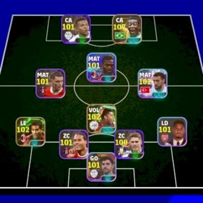 CONTA EFOOTBALL! 3166 DE FORÇA COLETIVA + CRAQUES 107/103/102