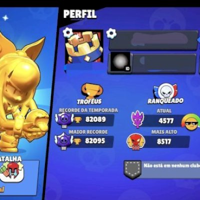 Conta brawlstars full lvl 11. Fama alien 1