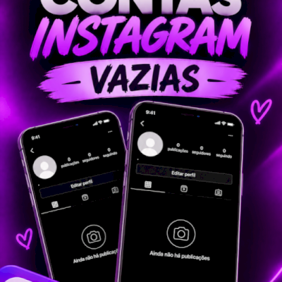 🟣 INSTAGRAM | CONTAS VAZIAS | CONTAS NOVAS | PERFIS FEMININOS | DISPONÍVEIS 🟣
