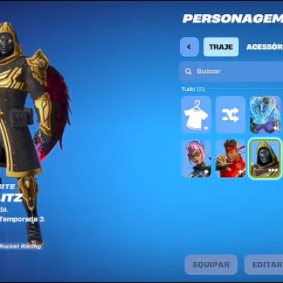 Conta fortnite com 1600 vbucs