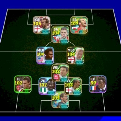 Conta de efootball Recheada de Épicos | com 3202 de Over